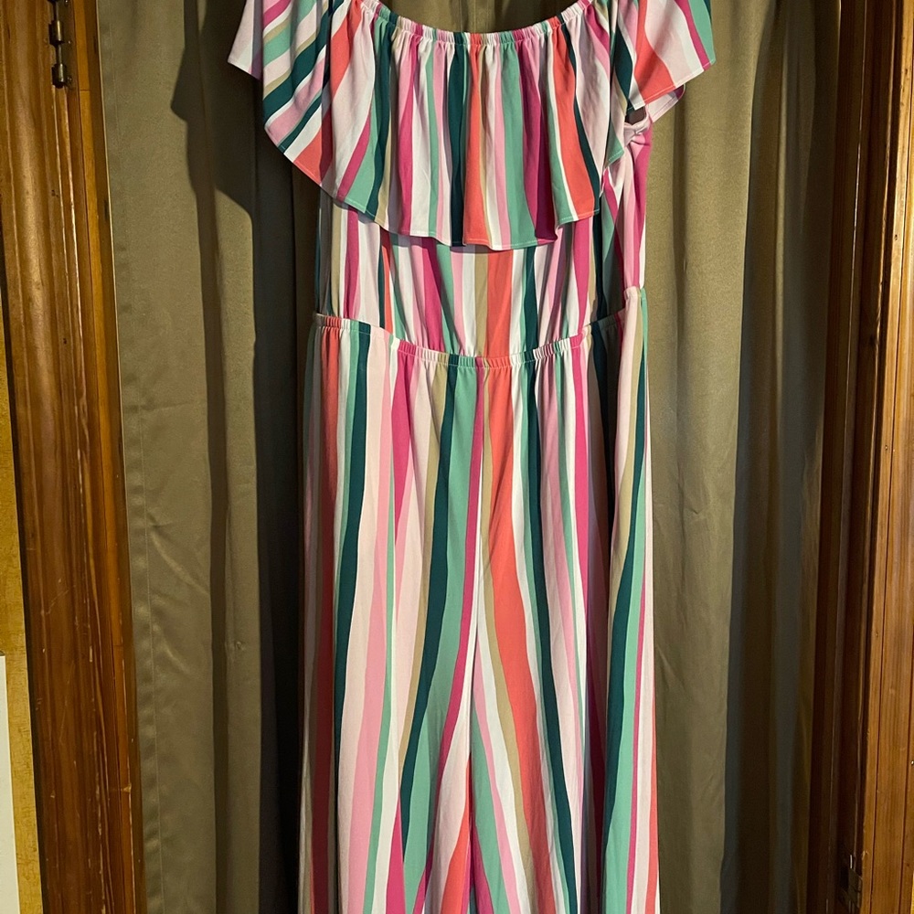 Lane Bryant Wide Leg Jumpsuit - Size 18/20